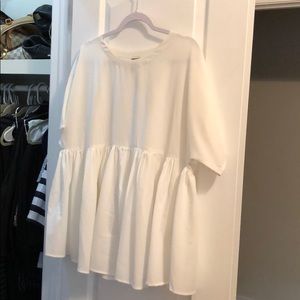 ASOS Babydoll Style Maternity White Blouse